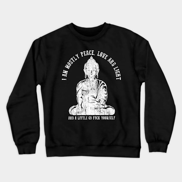 Im honesty Peace and Love Crewneck Sweatshirt by DaniYuls